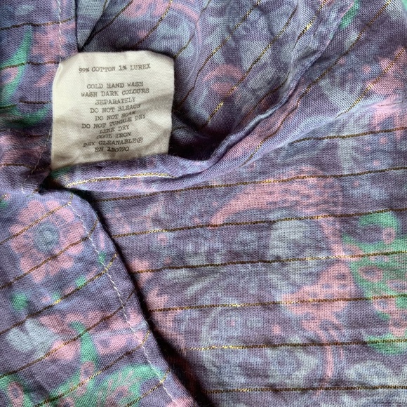 Spell and the Gypsy COTTON lurex Xanadu Top - Picture 7 of 7